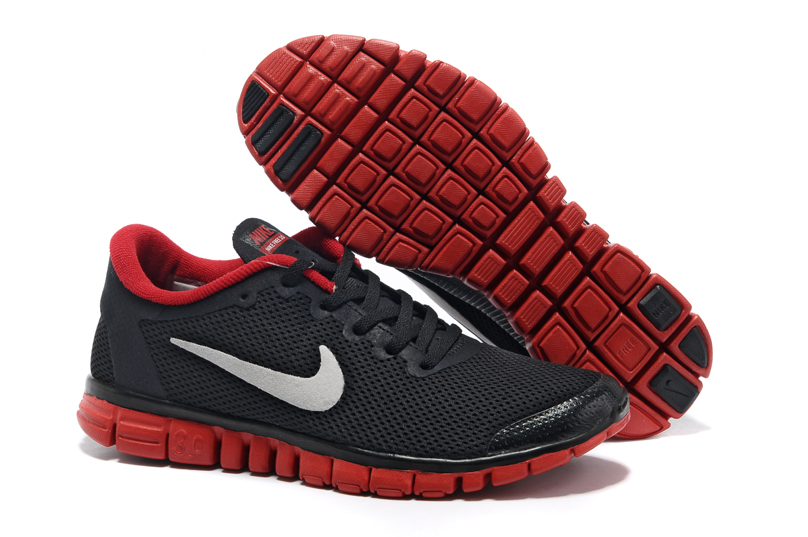 Nike Free 3.0 Hommes Noirs Rouges De Nouvelles Chaussures Hommes